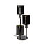 Tafellamp Sienna Bruin Glas Metaal 3-lichts - Sepiora
