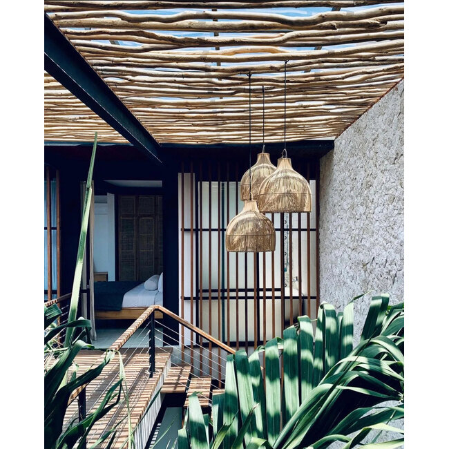Hanglampkap Rotan Naturel L - The Lobster Trap