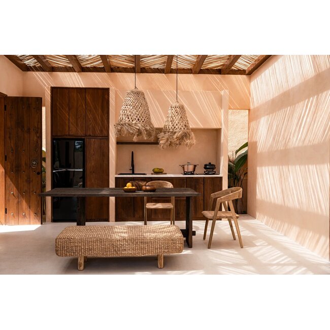 Hanglampkap Naturel Abaca Gras S - Jelly Fish