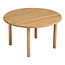 Salontafel Rond Massief Eikenhout Naturel
