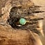 Jade Geboortesteen Ring - Verguld 925 Zilver