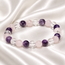 PuurSpirits Armband Gouden Driehoek - 8 mm Kralen