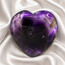 Amethist Hart Hanger Geboord - Edelsteenhanger