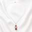 Sieradenset Rood Koraal Armband Ketting met Hanger
