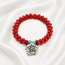 Sieradenset Rood Koraal Armband Ketting met Hanger
