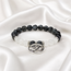 Sieradenset Armband Oorbellen Labradoriet Witte Agaat