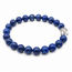 Armband Lapis Lazuli Boeddhahoofd 8 mm Kralen