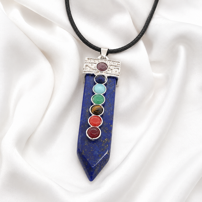Sieradenset Lapis Lazuli 7 Chakra in Cadeaudoos