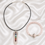 Sieradenset Rozenkwarts 7 Chakra in Cadeaudoos