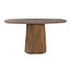 Haltafel Mangohout Ovaal Zandkleurig - Wave