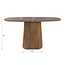 Haltafel Mangohout Ovaal Zandkleurig - Wave
