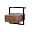Nachtkastje Acaciahout Bruin 1 Lade - Carve Air XS
