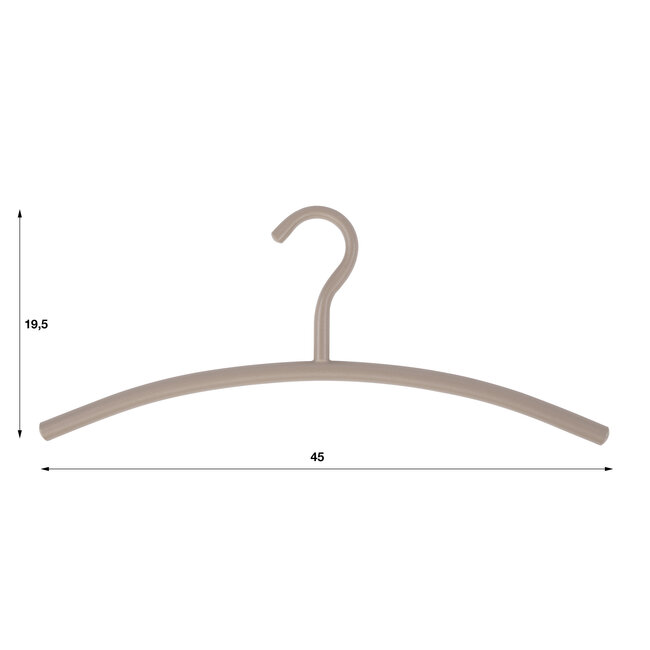 Kapstokhanger Metaal Beige Set van 6 - Tubra