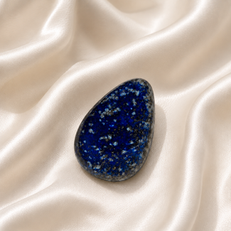 PuurSpirits Lapis Lazuli Trommelsteen Hanger Geboord
