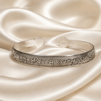 PuurSpirits Armband Mantra Om Mani Padme Hum - Verstelbaar
