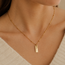 Ketting Mama met Gravure Goudkleurig Stainless Steel