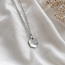 Ketting Zilverkleurig met Oma Gravure Bedel