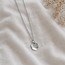 Ketting Zilverkleurig met Oma Gravure Bedel