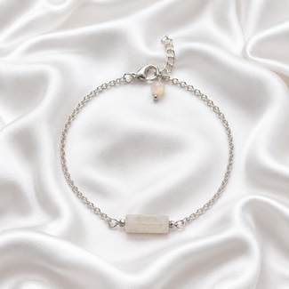 Armband Rozenkwarts Hematiet Edelsteen