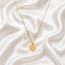 Ketting Rozenkwarts Self Love Goudkleurig