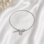 Armband Hartje Bedel Zilverkleurig Stainless Steel