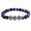 Armband Sodaliet Edelsteen 8 mm Kralen voor Heren