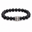 Armbanden Set Lapis Lazuli Zwarte Onyx 8 mm - Heren