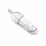 Hanger Howliet Wit Edelsteen Zilverkleurig