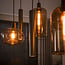 Hanglamp Rookglas Bruin Brons Metaal 7-Lichts - Serene