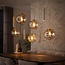 Hanglamp Amber Glas Beige Metaal 9-Lichts - Stellar