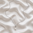 Ketting Witte Onyx Edelsteen Zilverkleurig