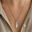 Ketting Zilverkleurig met Love Gravure Bedel
