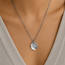 Ketting Zilverkleurig met Oma Gravure Bedel