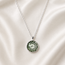 Ketting Ohm Mandala Zilverkleurig