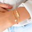 Armband Rozenkwarts Self Love Goudkleurig