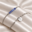 Armband Ohm Bedel Jade Edelsteen Zilverkleurig