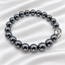 PuurSpirits Armband Hematiet Boeddhahoofd 8 mm Kralen