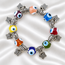 Armband Boze Oog Vlinder Bedel Elastisch