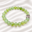 PuurSpirits Armband Groene Jade Boeddhahoofd 8 mm Kralen