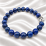 Armband Lapis Lazuli Boeddhahoofd 8 mm Kralen