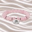 Armband Rozenkwarts met OHM Bedel