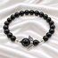 Armband Zwarte Onyx Engelvleugels Cadeaudoos