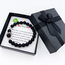 Armband Zwarte Onyx Engelvleugels Cadeaudoos