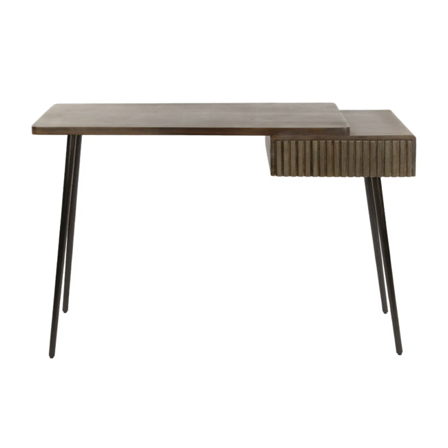 Haltafel Acaciahout Bruin 1 Lade - Carve