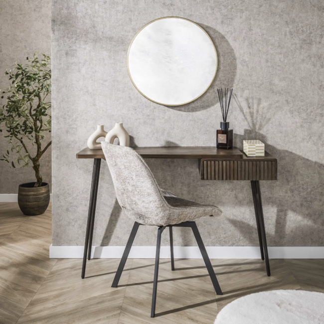 Haltafel Acaciahout Bruin 1 Lade - Carve