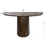 Haltafel Keramiek Bruin Mangohout - Empera