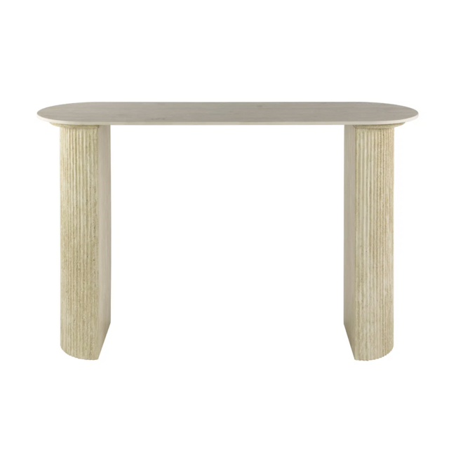 Haltafel Keramiek Travertin 120 cm - Romano Arch