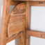 Ladderrek Acaciahout Naturel 5 Schappen - Angle
