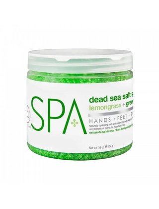 Lemongrass + Green Tea Dead Sea Salt Soak 454g