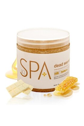 Dead Sea Salt Soak Milk + Honey w/ White Chocolate 454gr